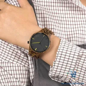 Minimalist Wooden Watches, Quartz Wood Bamboo Wristwatches - Limited Edition