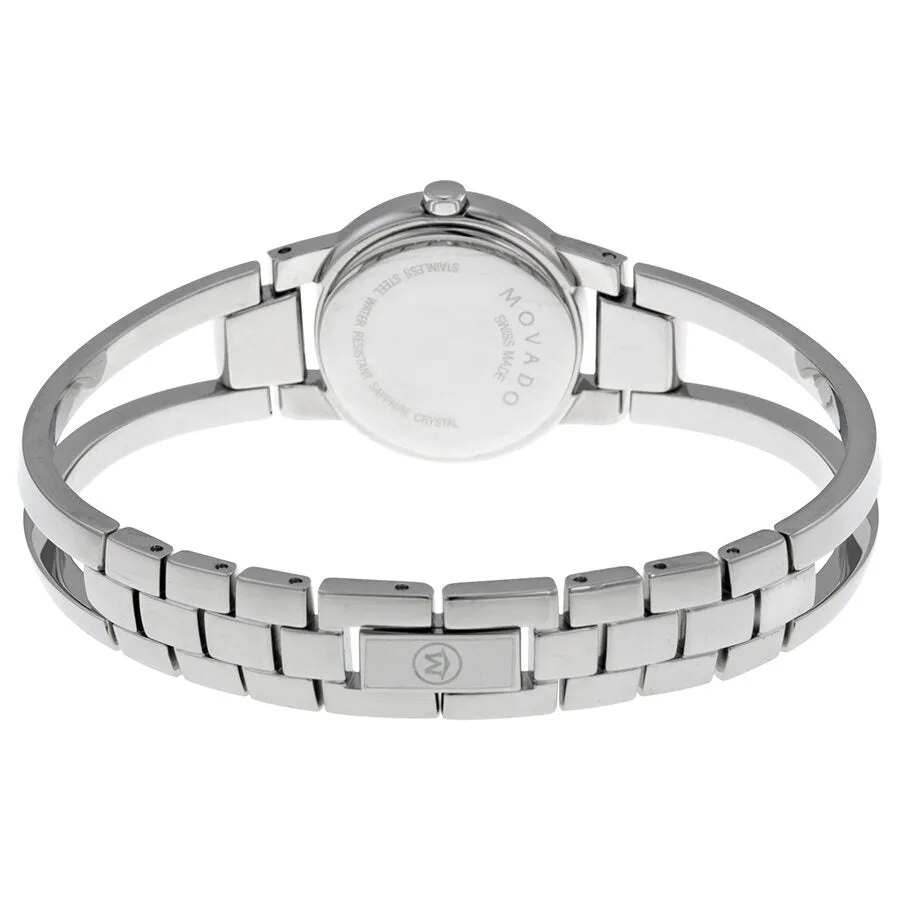 Movado Amorosa Diamond Mother of Pearl Dial Stainless Steel Ladies Watch 0606617