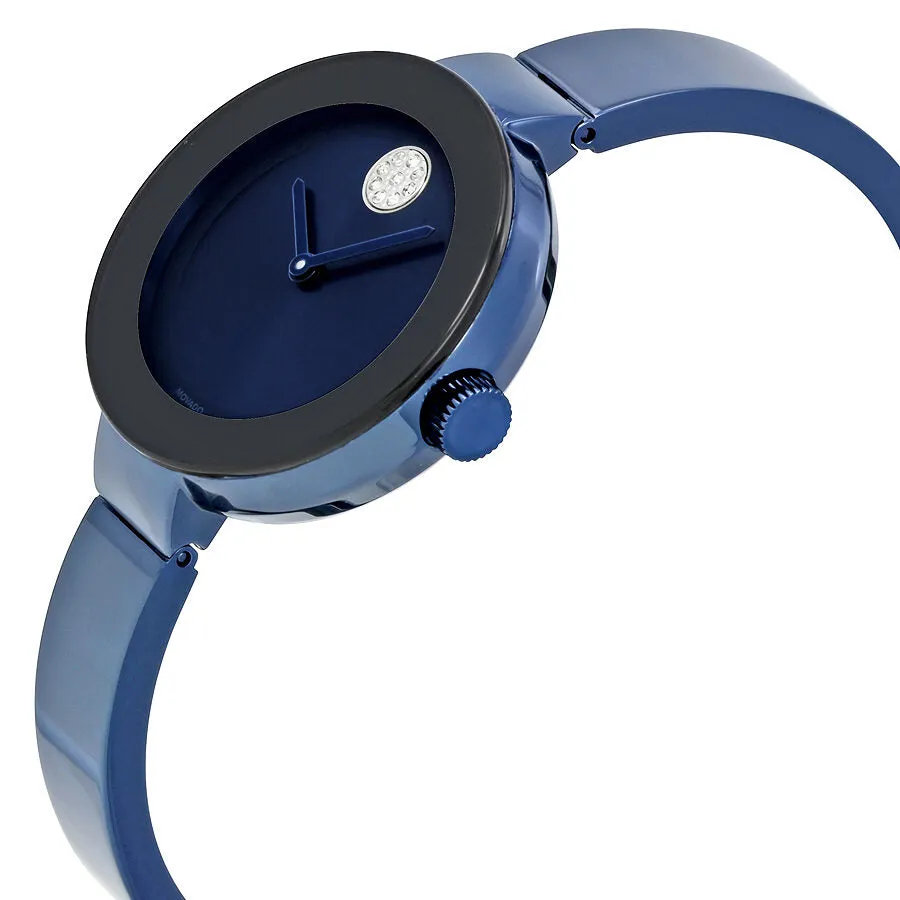 Movado Bold Blue Dial Ladies Watch 3600425