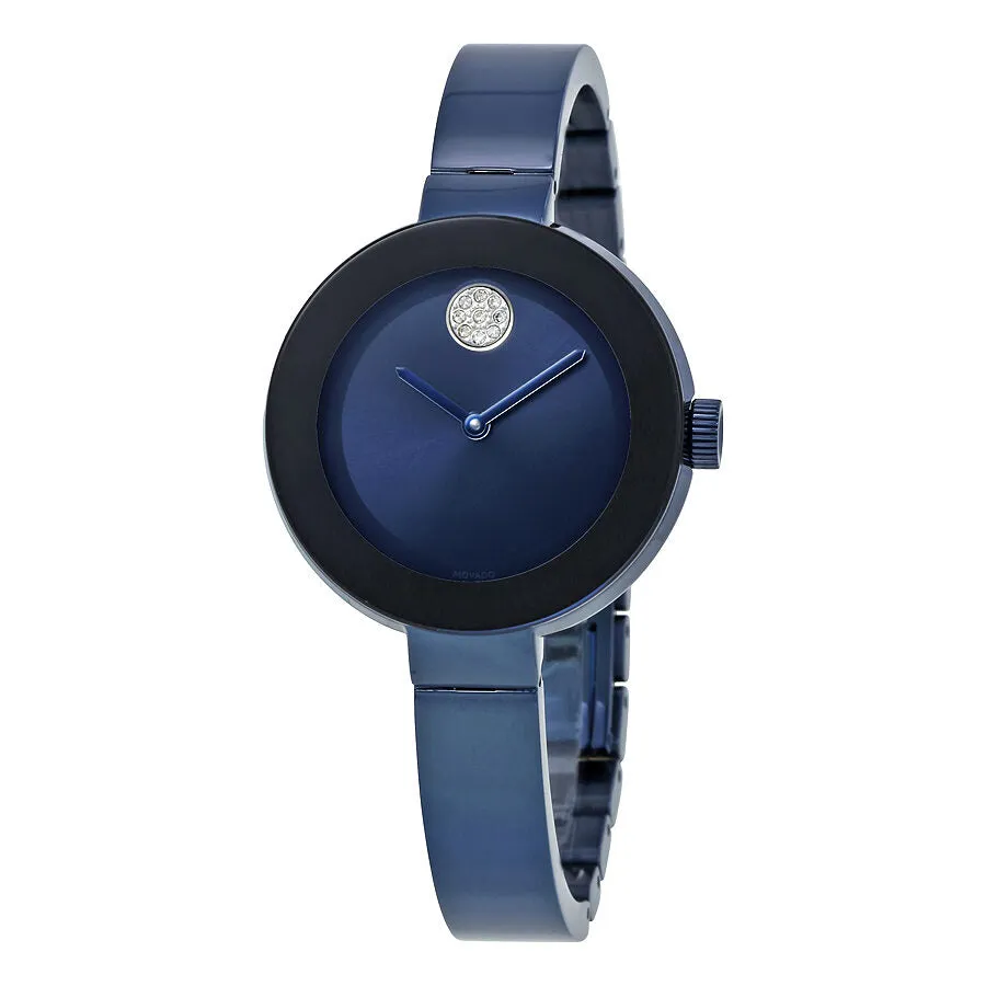 Movado Bold Blue Dial Ladies Watch 3600425