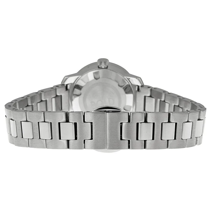 Movado Bold Silver Dial Stainless Steel Diamond Ladies Watch 3600214