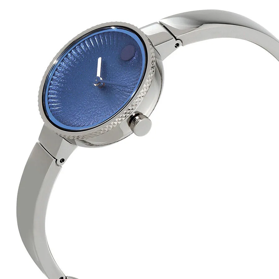 Movado Edge Blue Dial Bangle Ladies Watch 3680028