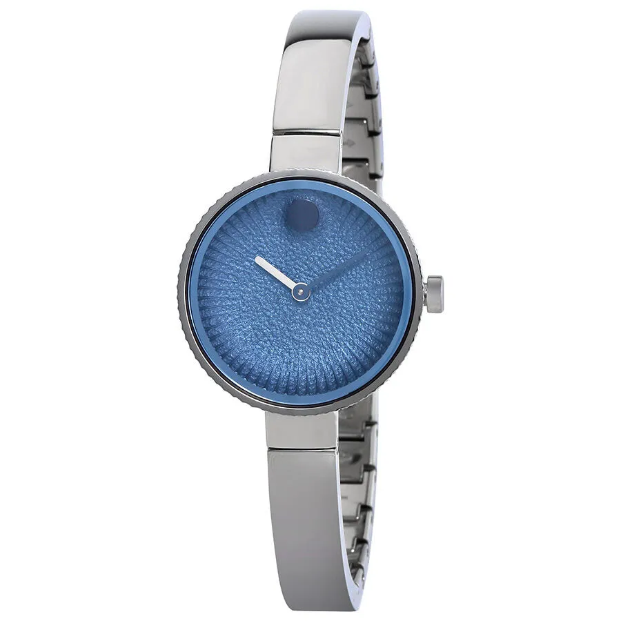 Movado Edge Blue Dial Bangle Ladies Watch 3680028