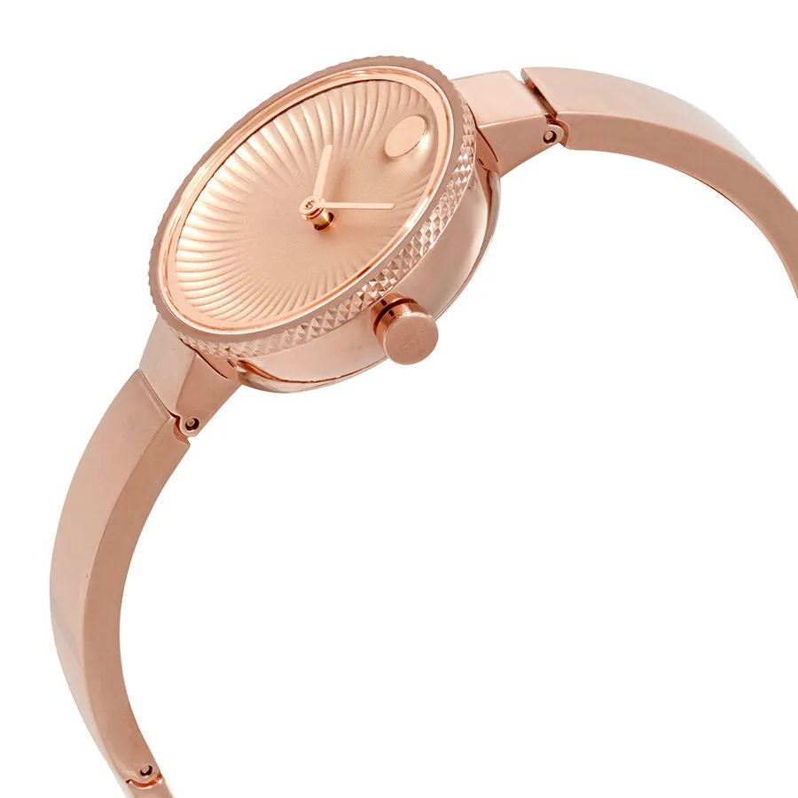 Movado Edge Concave Aluminum Dial Ladies Bangle Watch 3680022