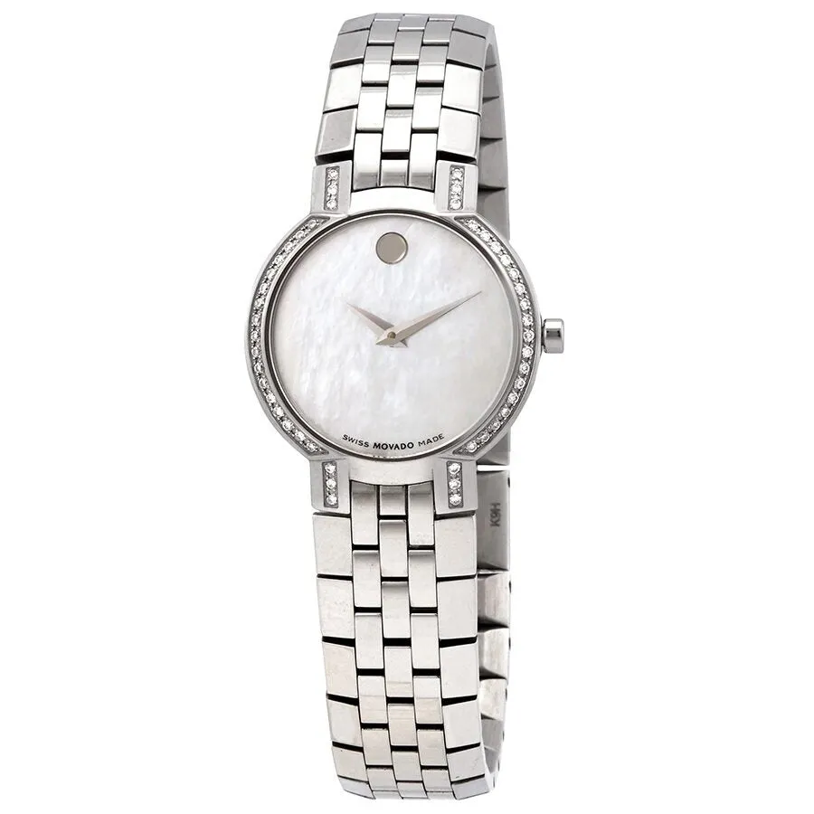 Movado Faceto Diamond Ladies Watch 0605146