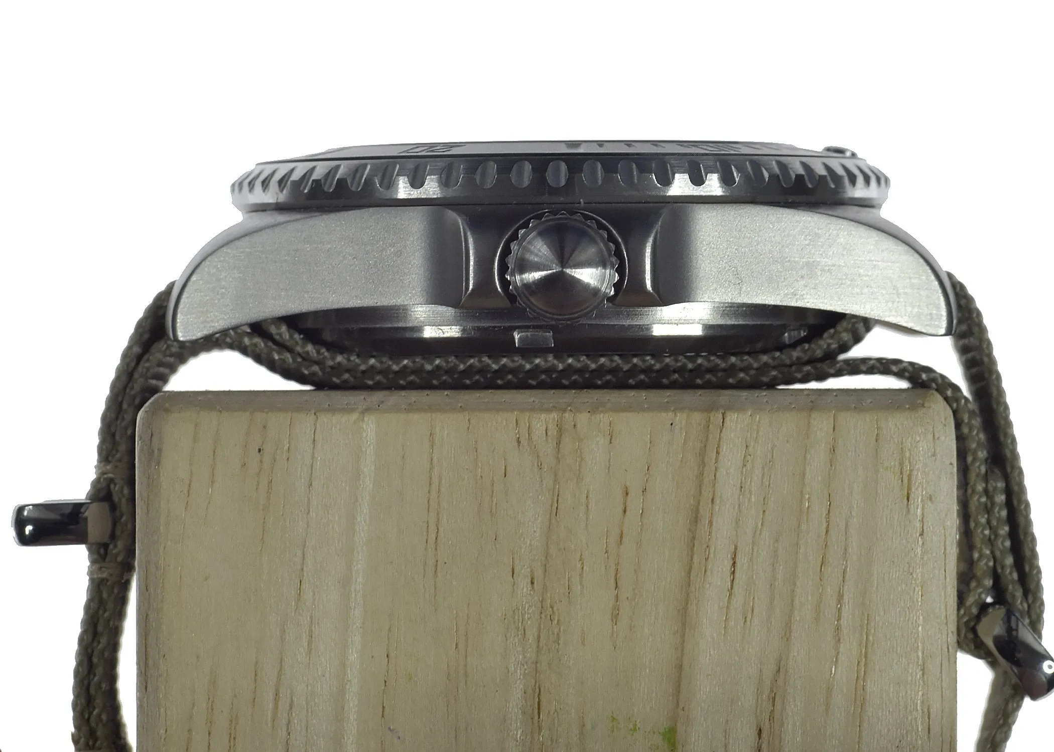 MWC 24 Jewel 300m Automatic Military Divers Watch with Sapphire Crystal and Ceramic Bezel on a NATO Webbing Strap