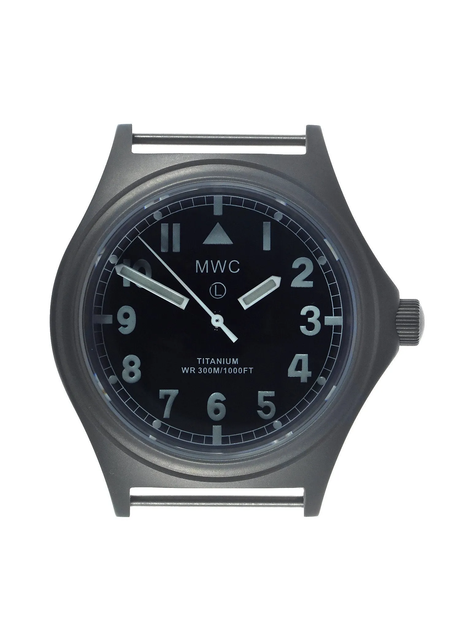 MWC Titanium General Service Watch, 300m Water Resistant, 10 Year Battery Life, Luminova, Sapphire Crystal and 12 Dial Format (Non Date Version)