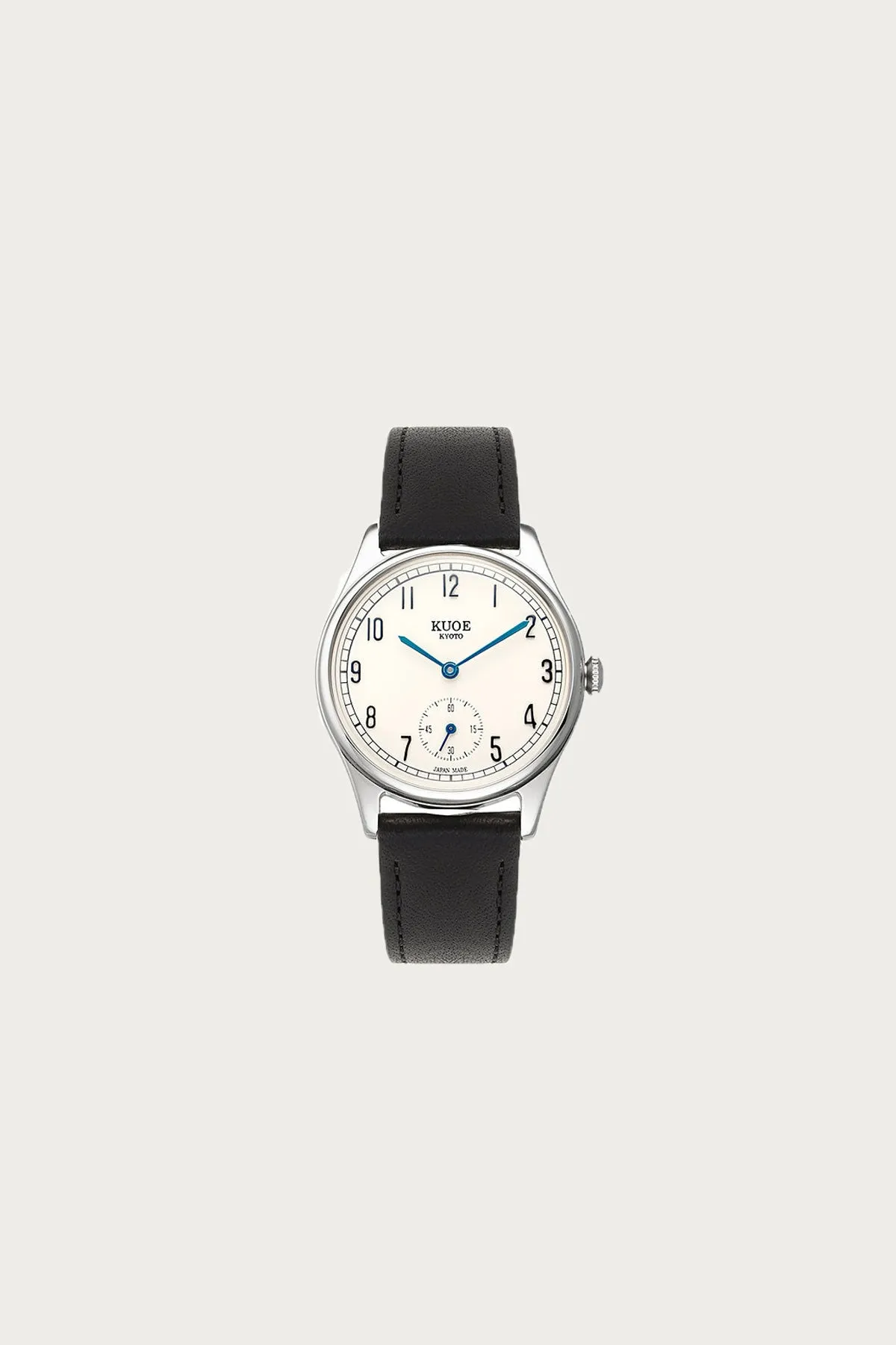 Old Smith - 90-001 - White Dial - Smooth Black Leather Strap