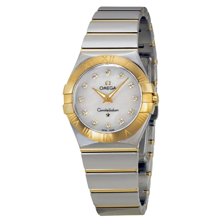 Omega Constellation Mother of Pearl Dial Ladies Watch 12320276055004 123.20.27.60.55.004