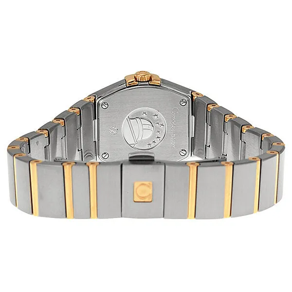 Omega Constellation Mother of Pearl Diamond Dial Brushed Steel Ladies Watch 123.25.24.60.55.002