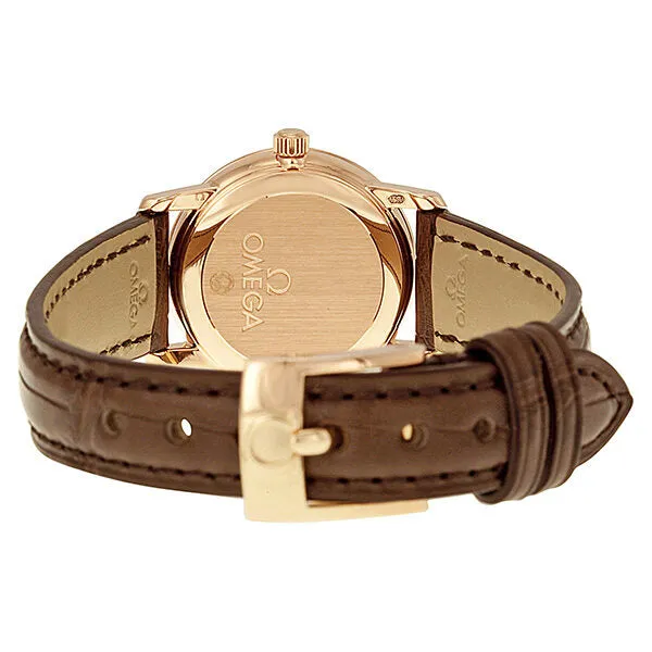 Omega De Ville Prestige Mother of Pearl Dial Rose Gold Ladies Watch 4693.71.02
