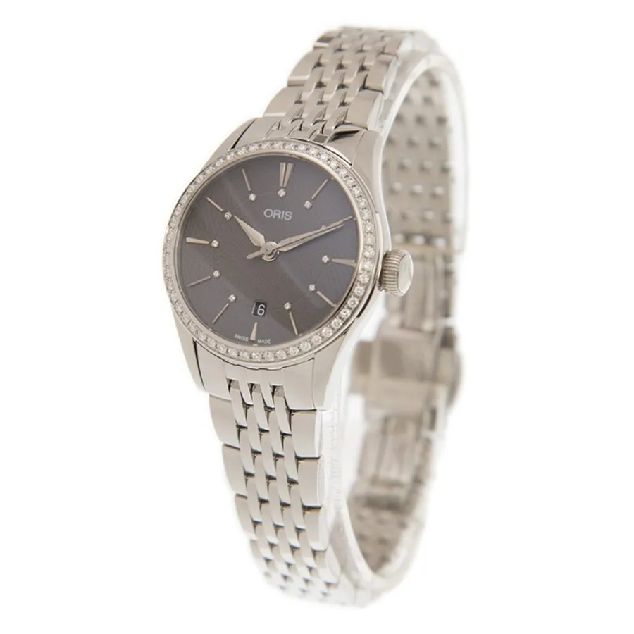 Oris Artelier Date Automatic Diamond Grey Dial Unisex Watch 561 7722 4953 8 14 79