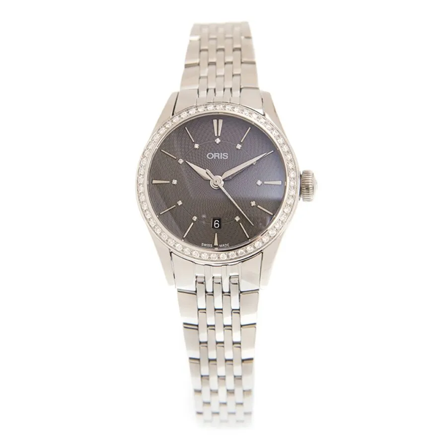 Oris Artelier Date Automatic Diamond Grey Dial Unisex Watch 561 7722 4953 8 14 79