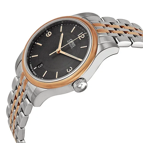 Oris Classic Date Black Dial Two-Tone Stainless Steel Men's Watch 01 733 7578 4334-07 8 18 63