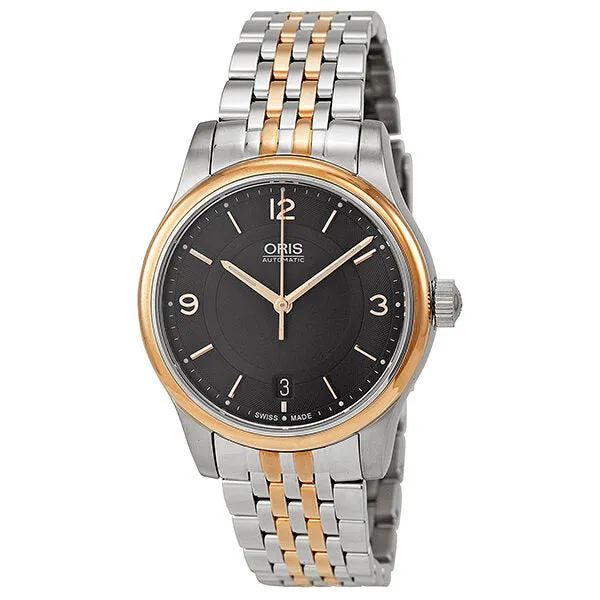 Oris Classic Date Black Dial Two-Tone Stainless Steel Men's Watch 01 733 7578 4334-07 8 18 63