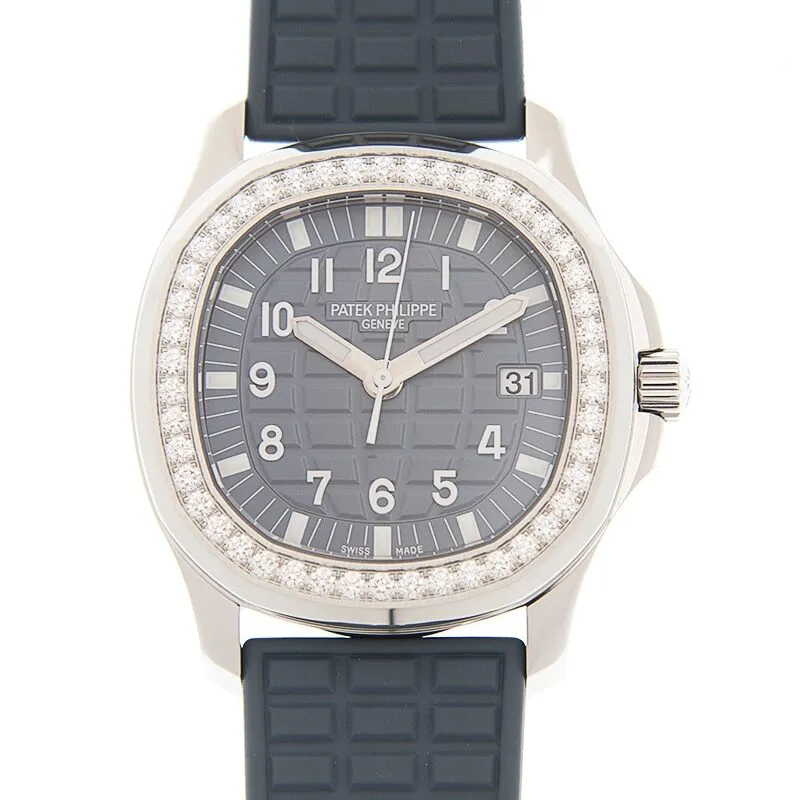 Patek Philippe Aquanaut Luce Quartz Diamond Blue Dial Ladies Watch 5067A-025