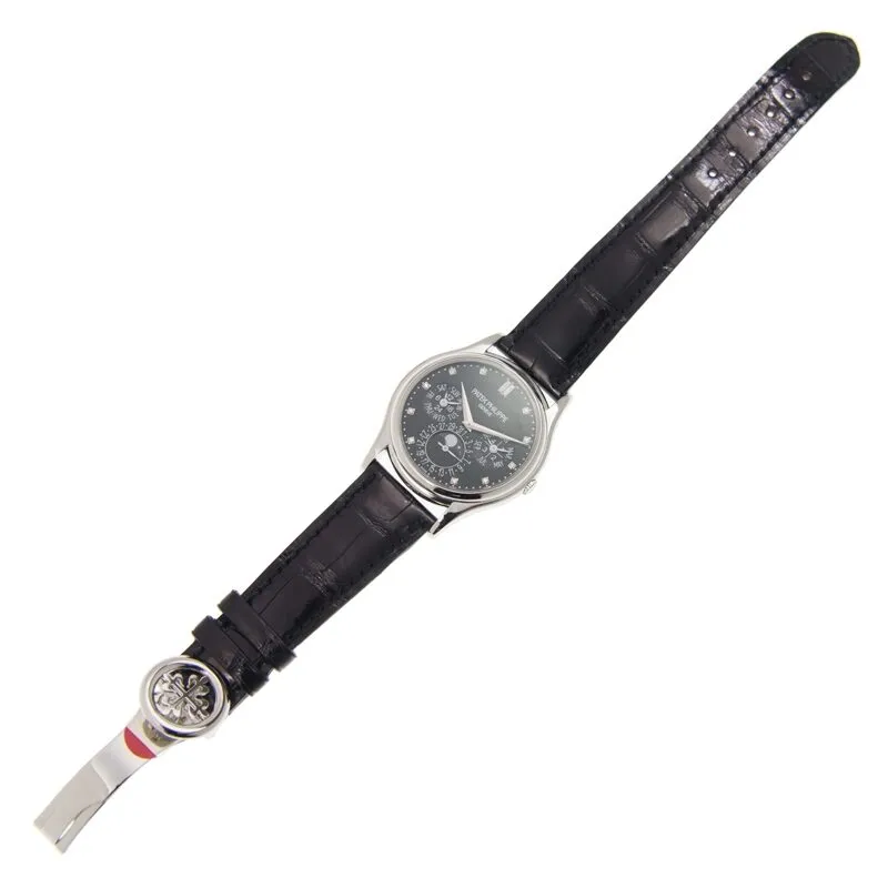 Patek Philippe Grand Complications Black Diamond Dial Automatic Men's Watch 5140P-013