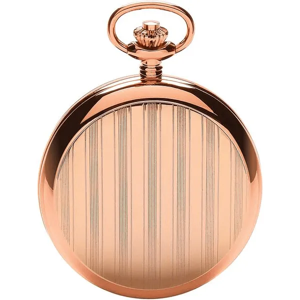Premium Rose Gold Mechanical Pocket Watch – Traditional Craftsmanship & Style