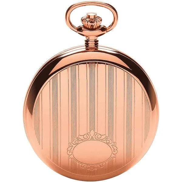 Premium Rose Gold Mechanical Pocket Watch – Traditional Craftsmanship & Style