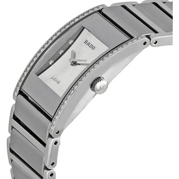 Rado Integral Silver Dial Diamond Ladies Watch R20733712