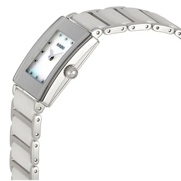 Rado Integral Steel White Ceramic MOP Ladies Watch R20488902