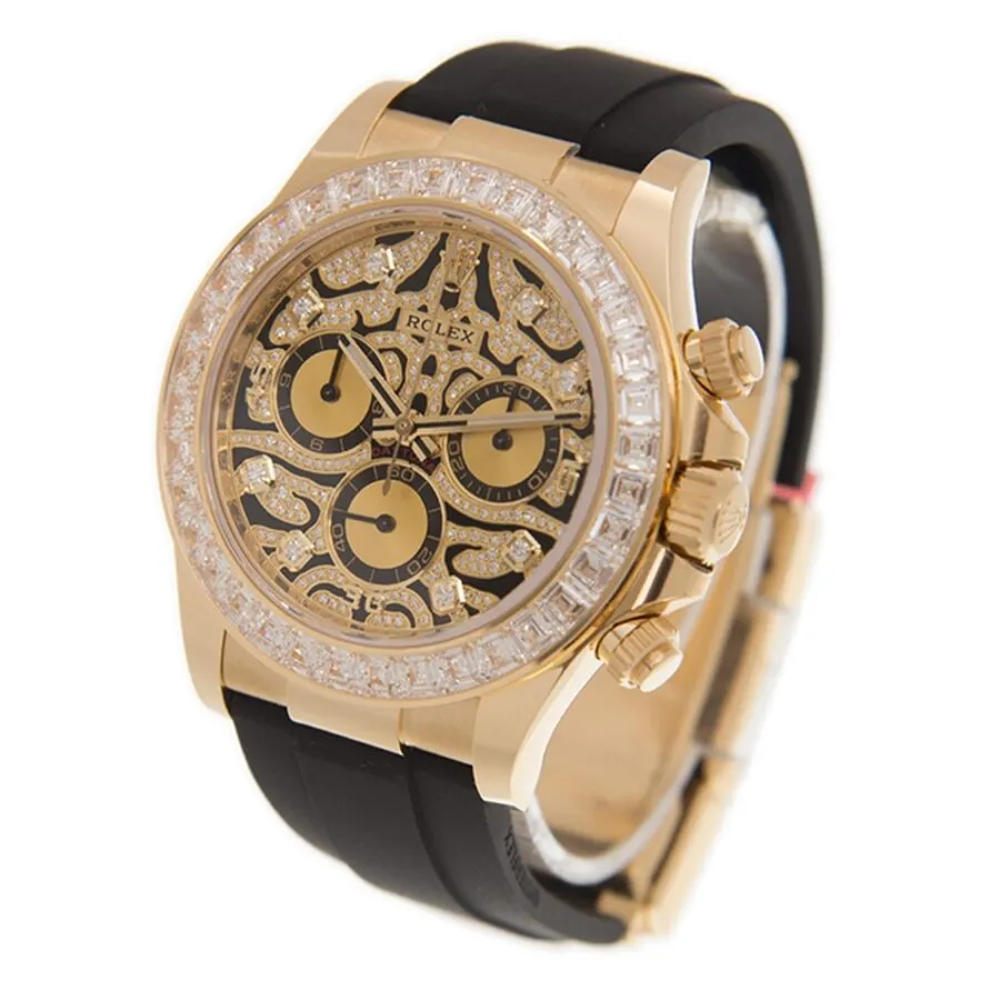 Rolex Cosmograph Daytona Eye of the Tiger Chronograph Automatic Chronometer Diamond Men's Watch 116588TBR-0003