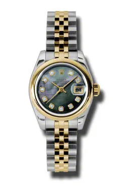 Rolex Datejust Automatic Stainless Steel 18kt Yellow Gold Jubilee Ladies Watch 179163BKMDJ
