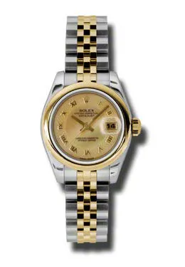 Rolex Datejust Automatic Stainless Steel 18kt Yellow Gold Jubilee Ladies Watch 179163CMRJ