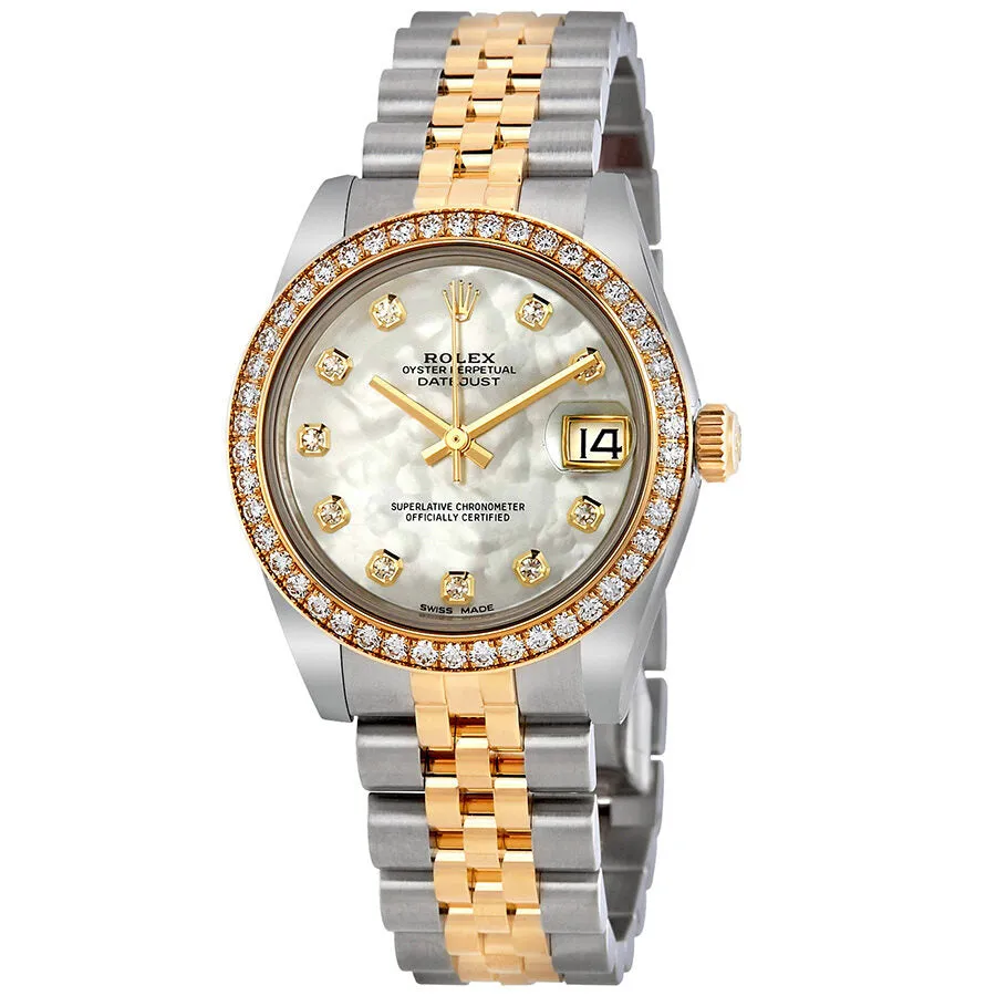 Rolex Datejust Lady 31 Mother of Pearl Dial Stainless Steel and 18K Yellow Gold Jubilee Bracelet Automatic Watch 178383MDJ