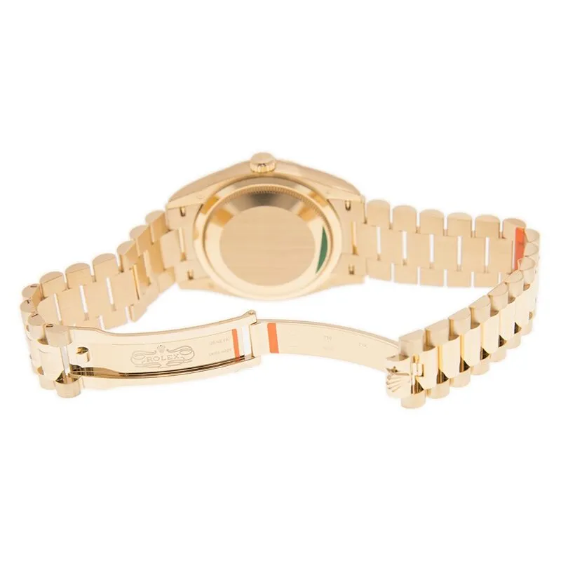 Rolex Day-Date 36 Champagne Diamond Dial 18kt Yellow Gold President Watch 128238CDP