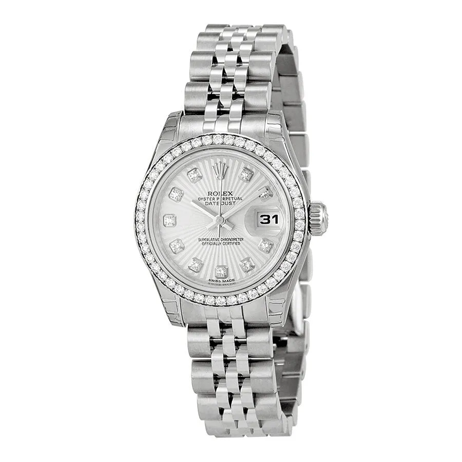 Rolex Lady Datejust 26 Ivory coloured Dial Stainless Steel Jubilee Bracelet Automatic Watch 179384ISBDJ