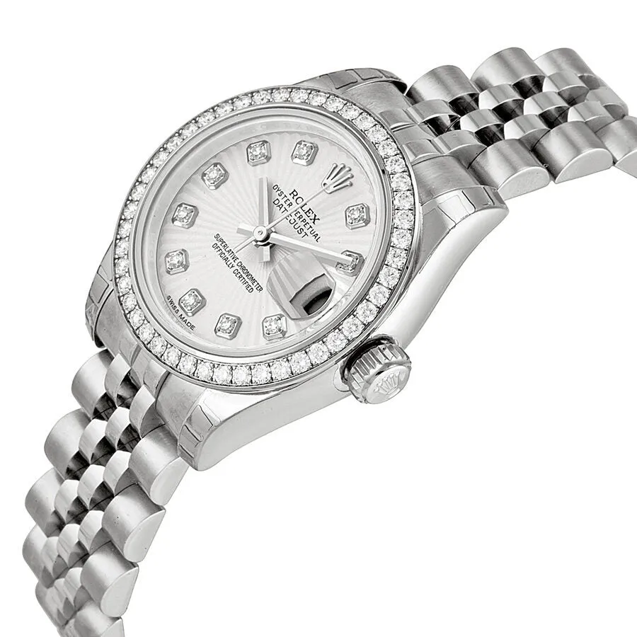 Rolex Lady Datejust 26 Ivory coloured Dial Stainless Steel Jubilee Bracelet Automatic Watch 179384ISBDJ