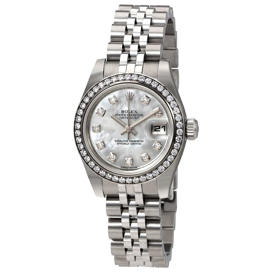 Rolex Lady Datejust 26 Mother of Pearl Dial Stainless Steel Jubilee Bracelet Automatic Watch 179384MDJ