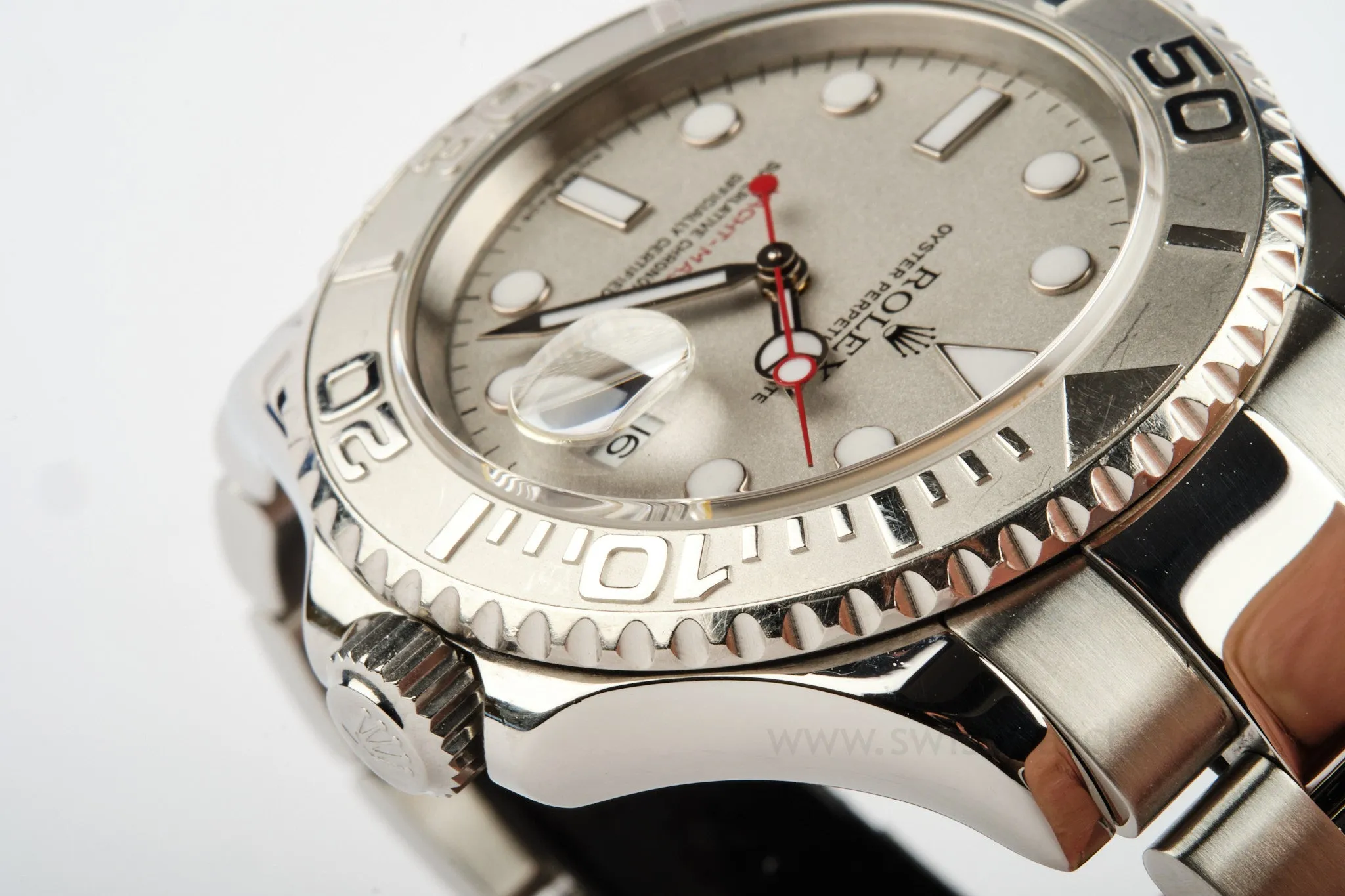 ROLEX YACHT-MASTER 16622 Platinum / Stainless Complete Set