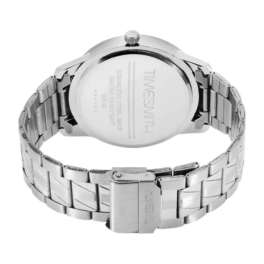Silver Metal Analog Watch for Men