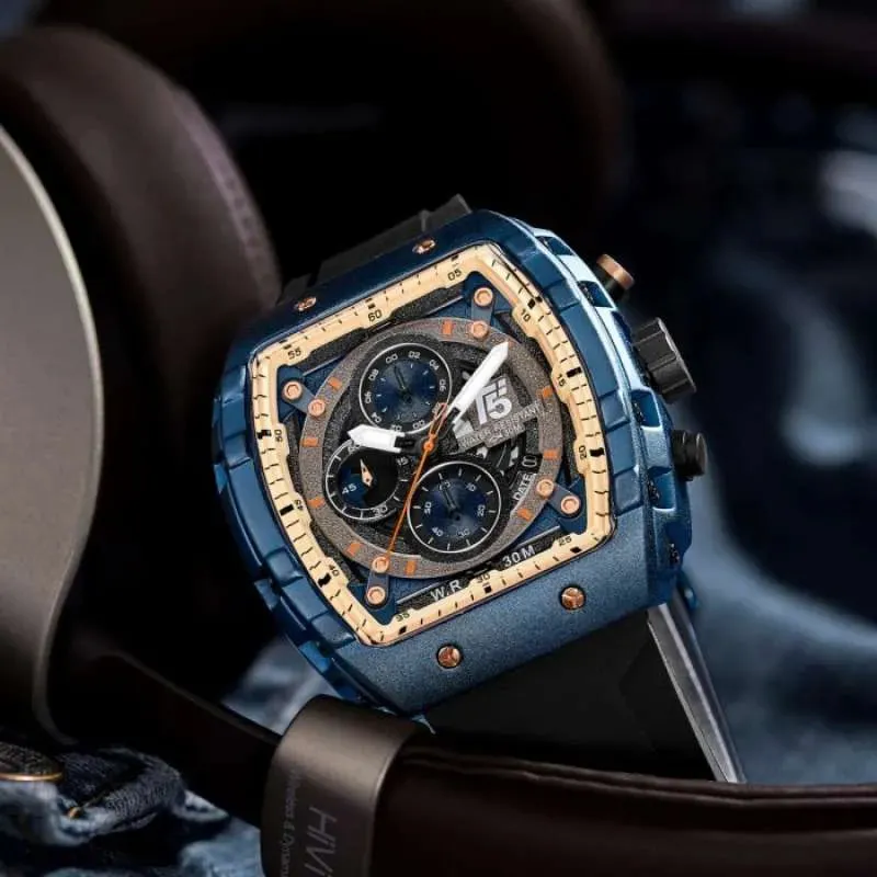 T5 GLIDER SERIES WATCH-BLKBLU
