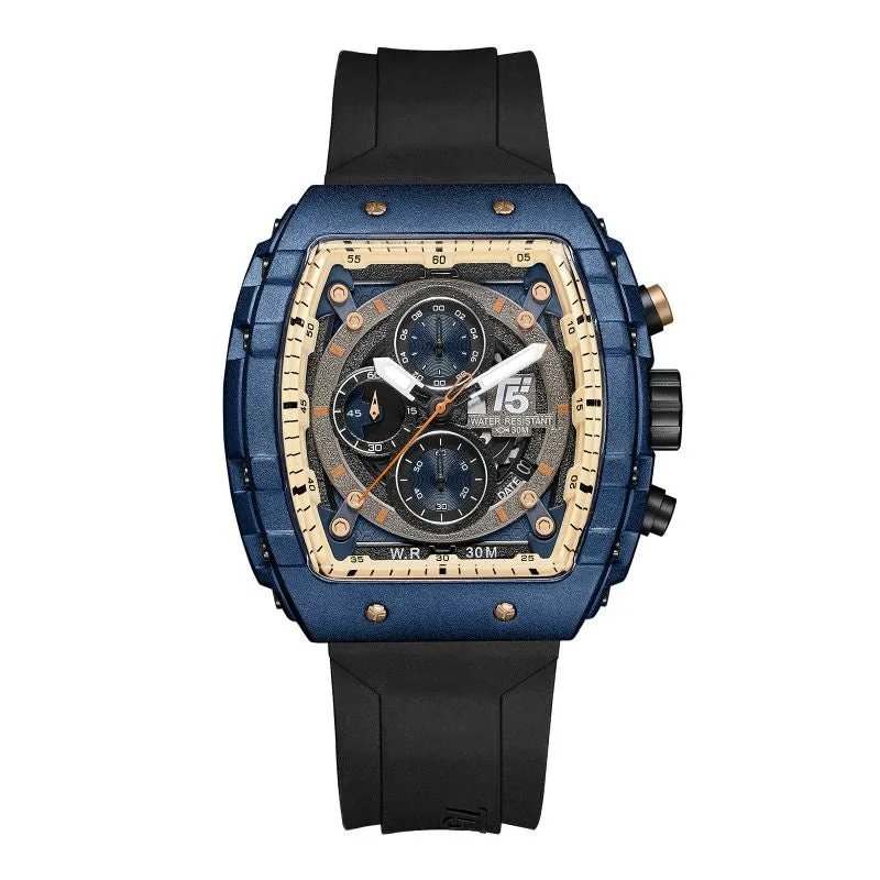 T5 GLIDER SERIES WATCH-BLKBLU