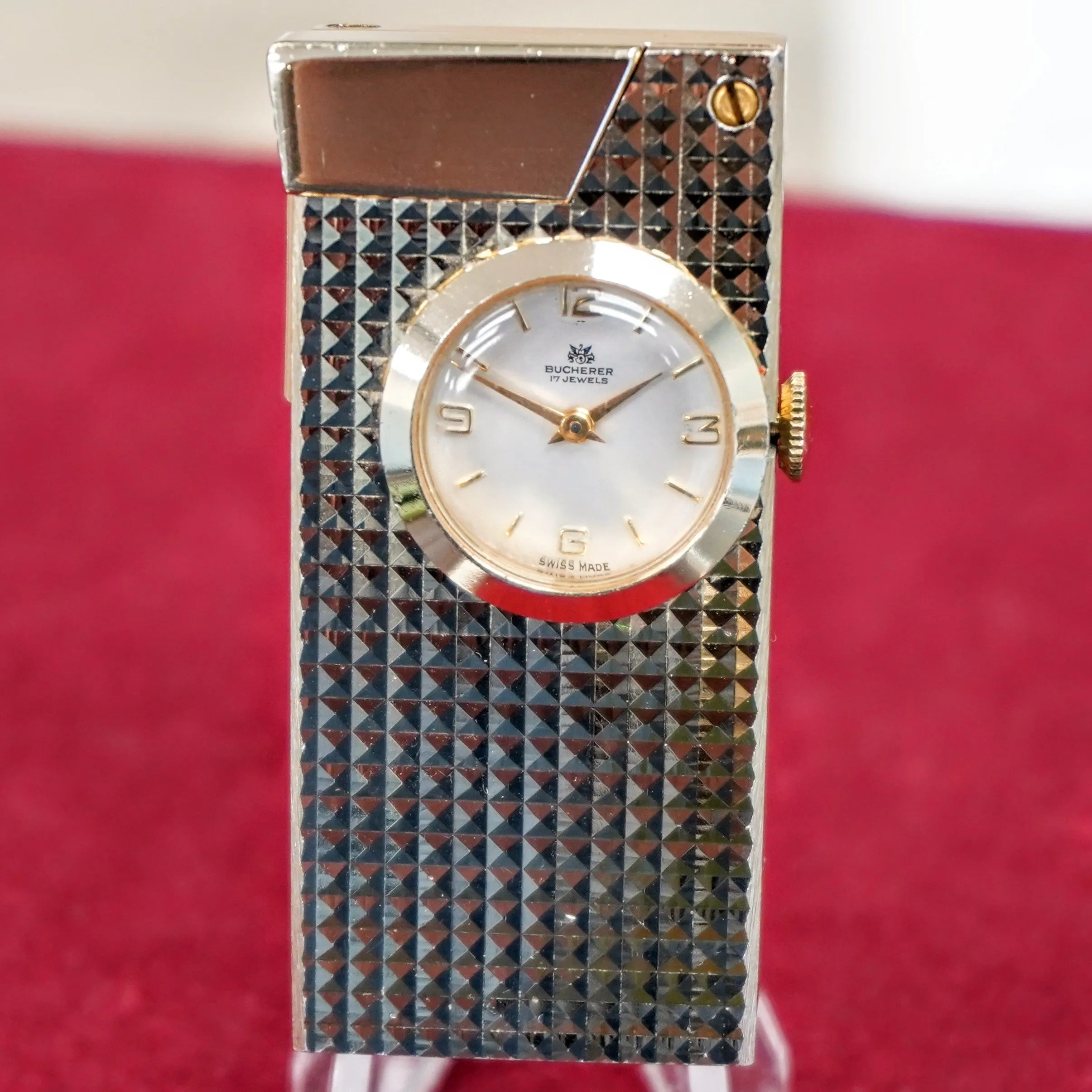 Vintage BUCHERER Lighter Swiss Made Mechanical Watch 17 Jewels