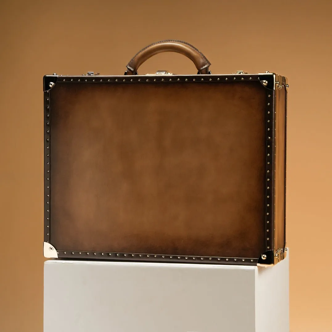 Watch Trunk - Patina Java Brown