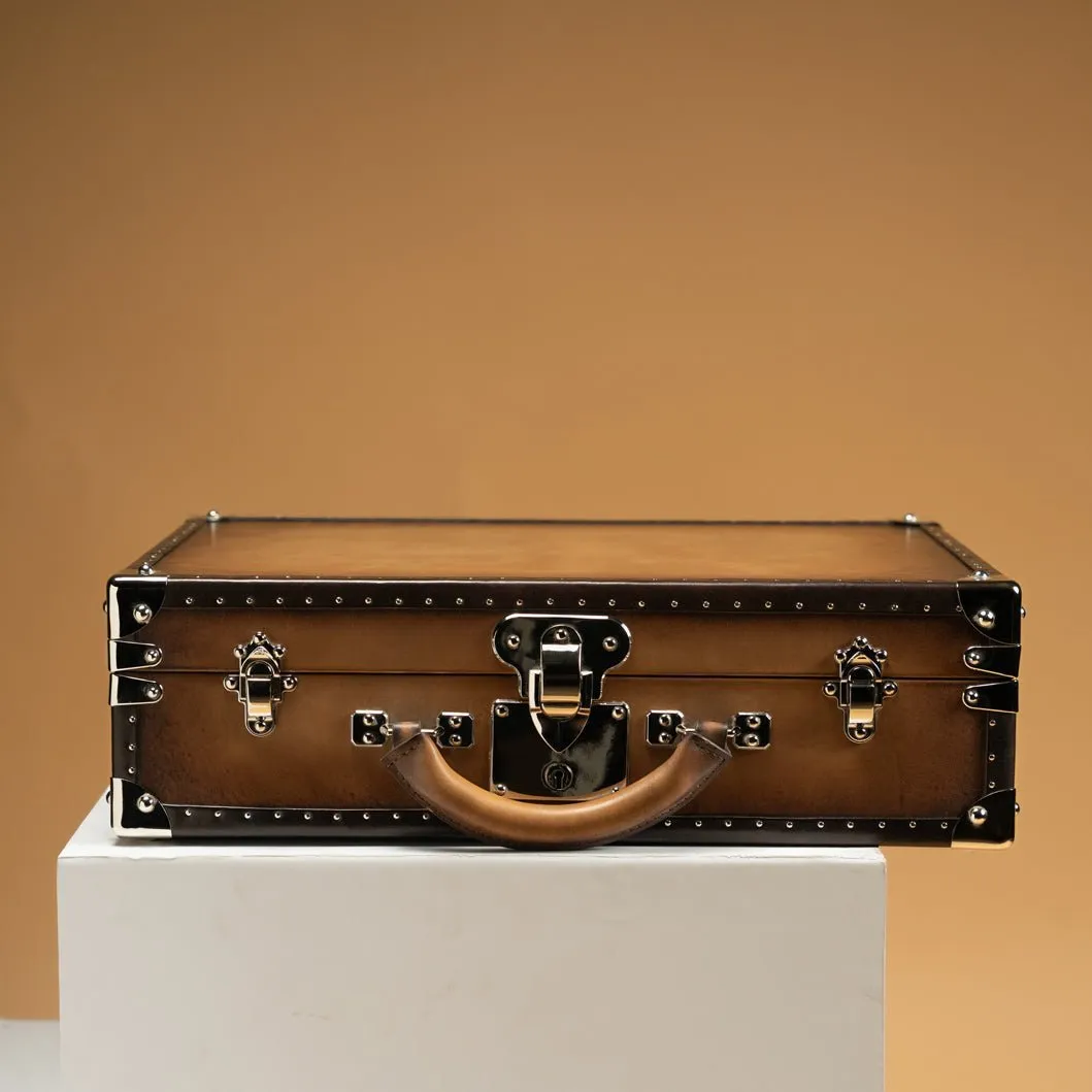 Watch Trunk - Patina Java Brown