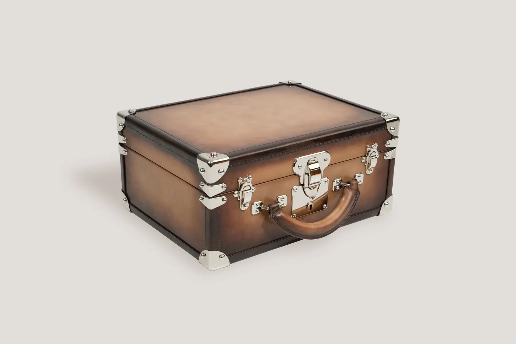 Watch Trunk - Patina Java Brown