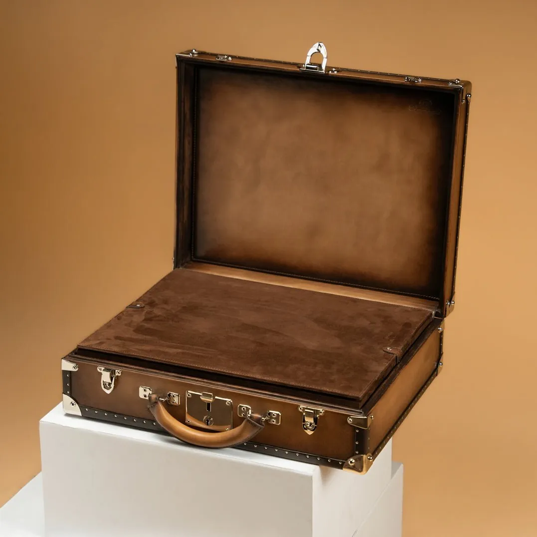 Watch Trunk - Patina Java Brown