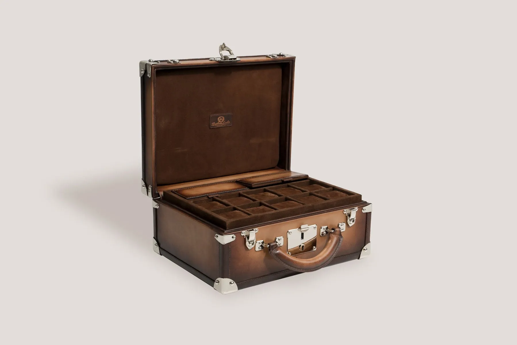 Watch Trunk - Patina Java Brown