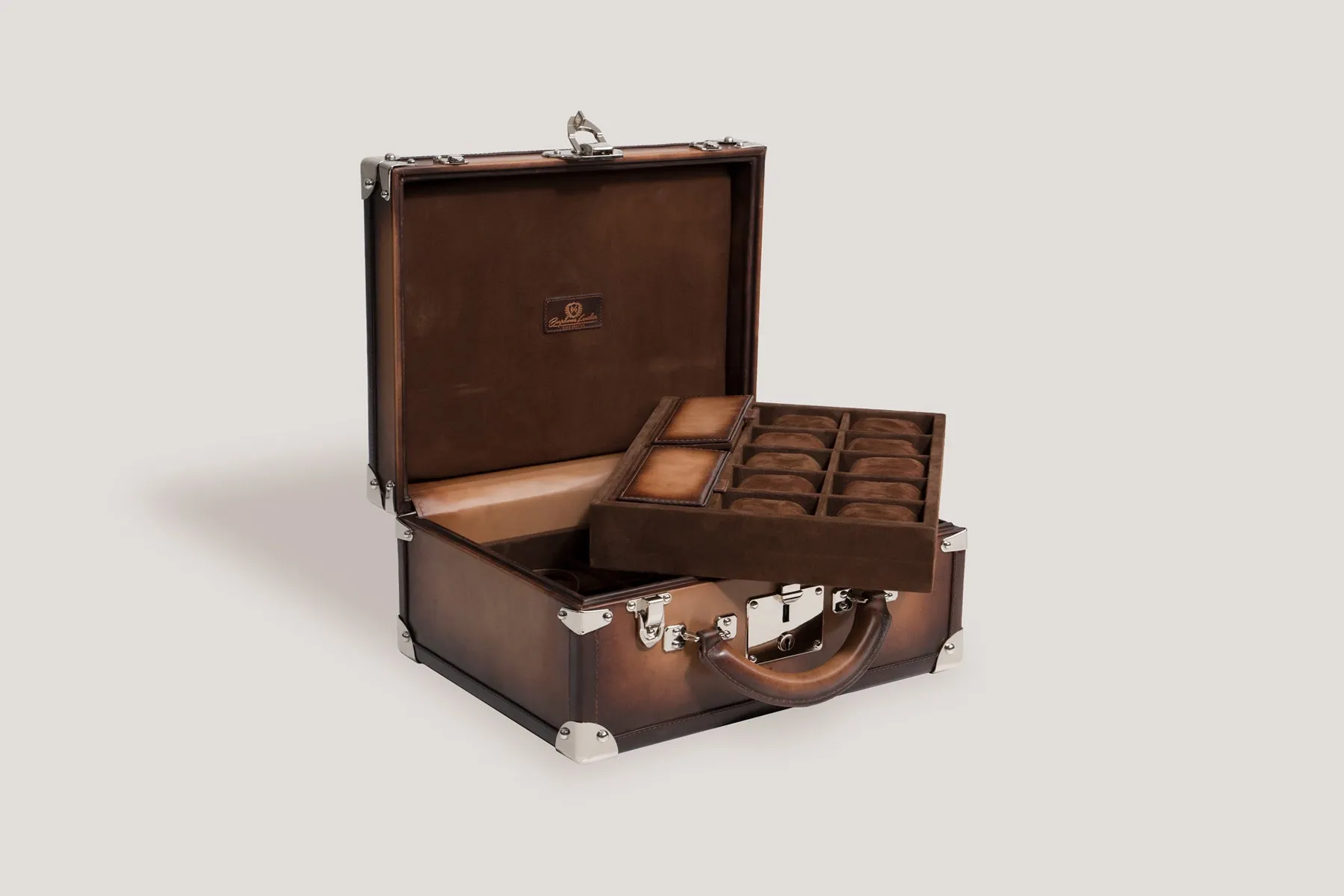 Watch Trunk - Patina Java Brown
