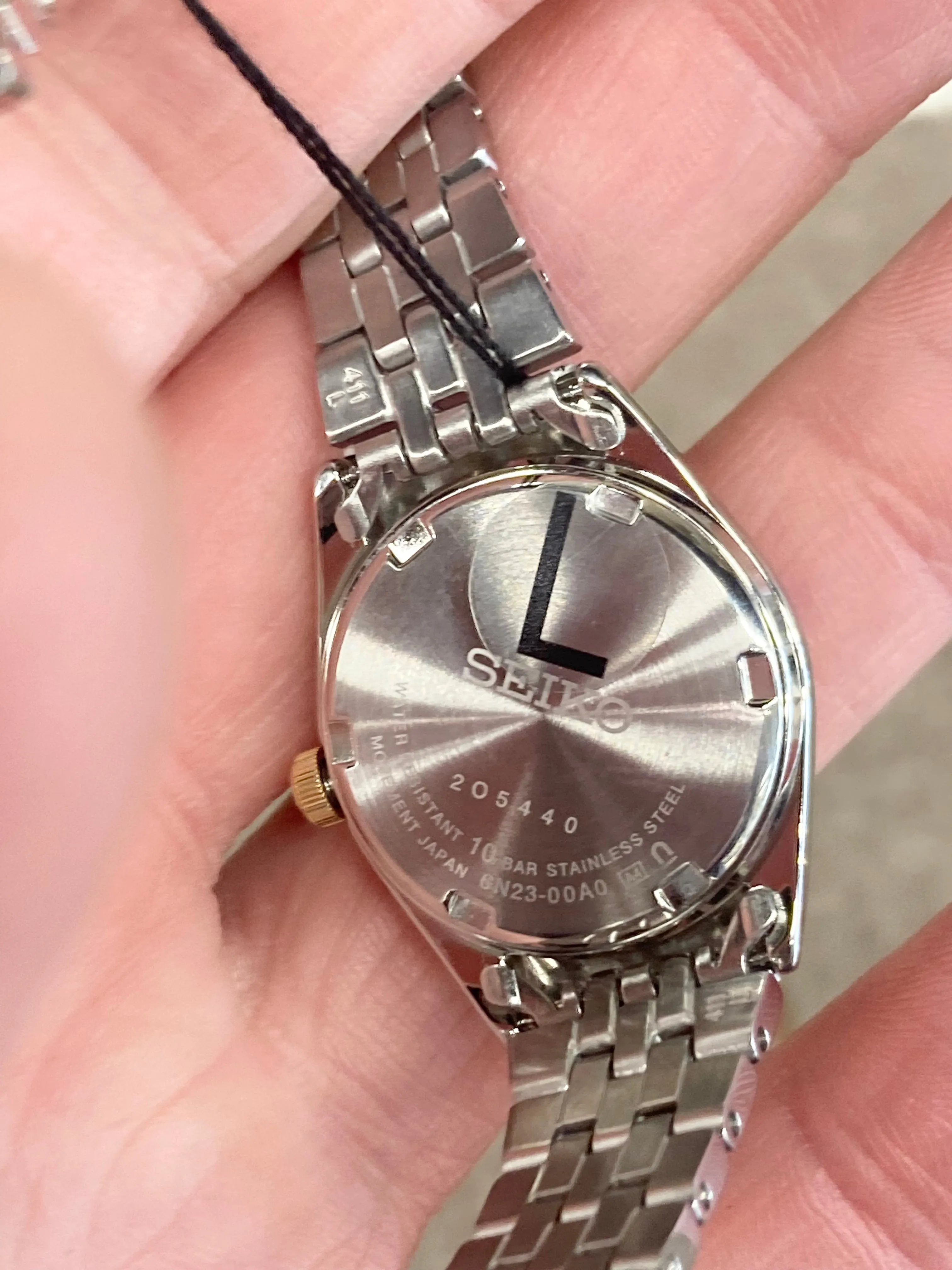 Women's Seiko Two Tone Day And Date Watch
