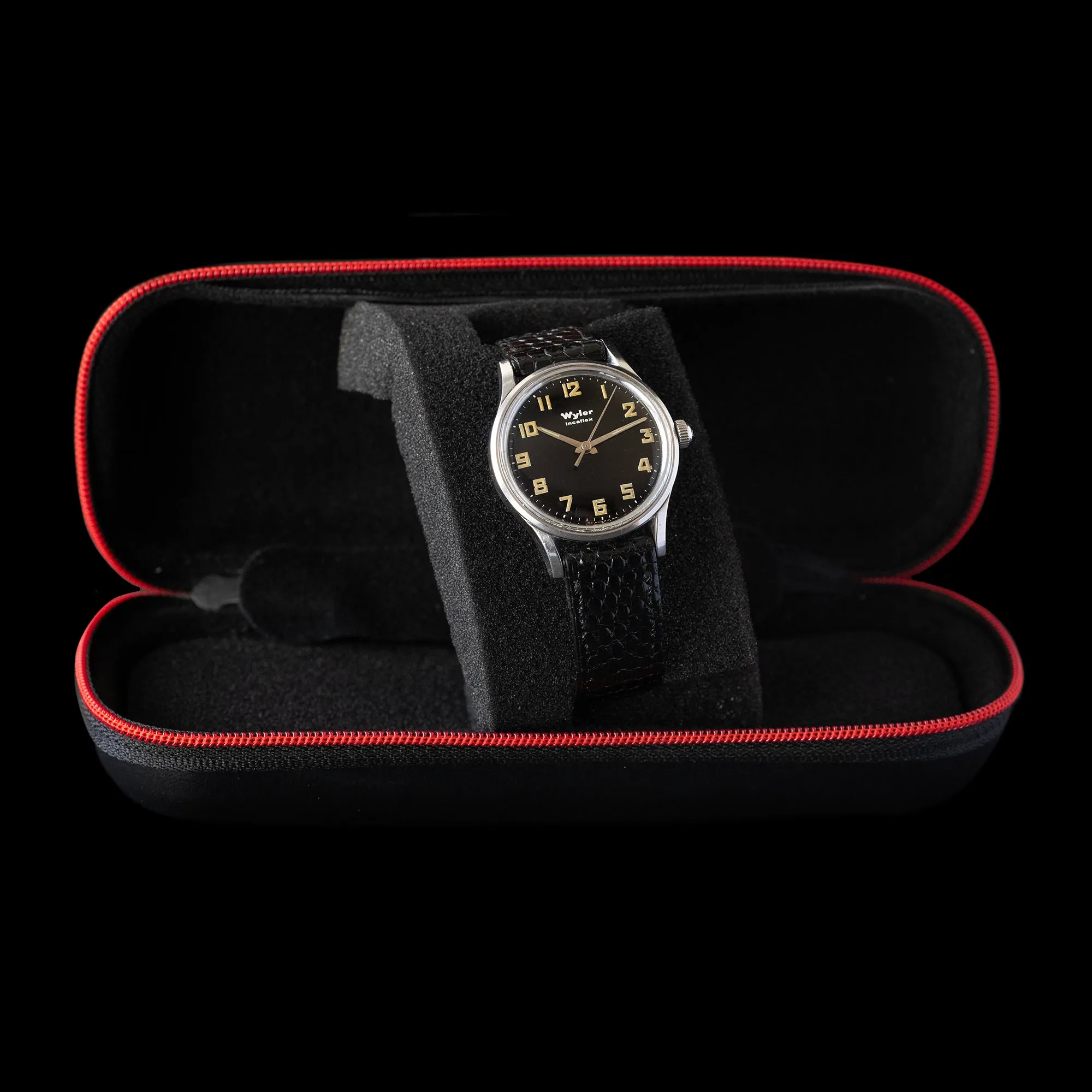 Wyler - 1970's Incaflex Military Style Watch 1-1162