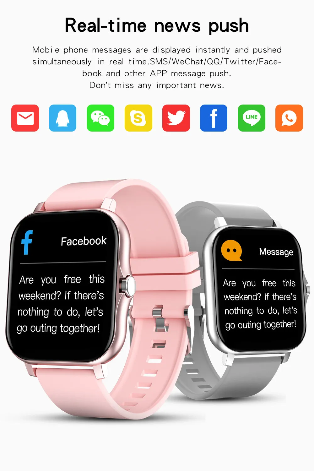 Y13S Sports Smartwatch with Metal Designer Strap (Music Player, Intelligent Voice, Make and Receive Calls)