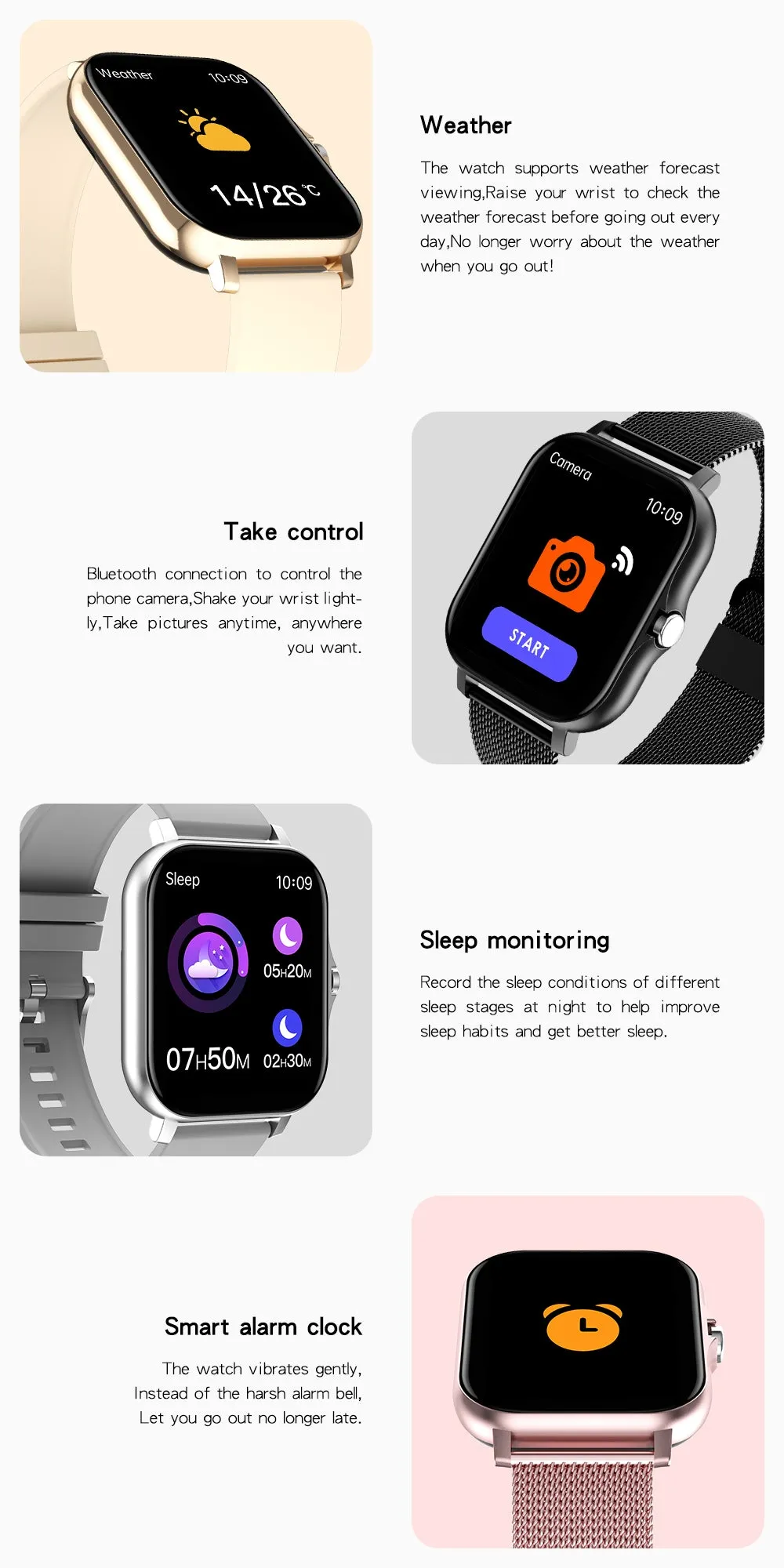 Y13S Sports Smartwatch with Metal Designer Strap (Music Player, Intelligent Voice, Make and Receive Calls)