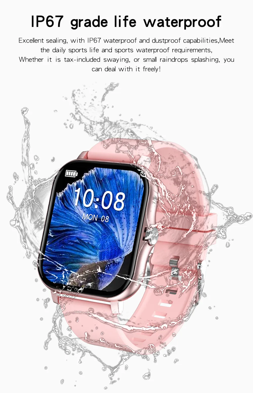 Y13S Sports Smartwatch with Metal Designer Strap (Music Player, Intelligent Voice, Make and Receive Calls)