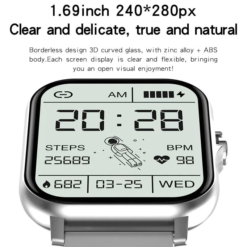 Y13S Sports Smartwatch with Metal Designer Strap (Music Player, Intelligent Voice, Make and Receive Calls)